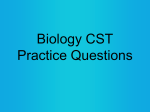 Biology CST Practice Questions