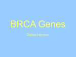 BRCA Genes - Texas Tech University