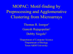 MOPAC: Motif-finding by Preprocessing and Agglomerative