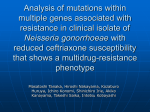 Analysis of mutations within multiple genes associated