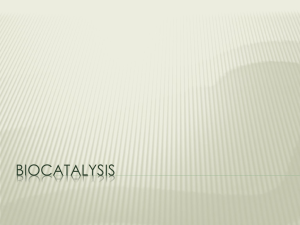 Biocatalysis - Chatham University