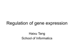 Regulation of gene expression