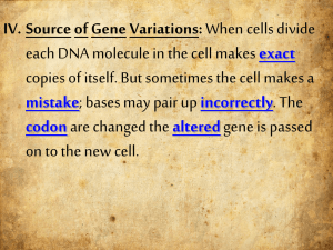 Chapter 5 Heredity & Genetics