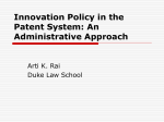 Information Policy in the Patent System: An Administrative