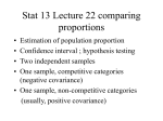 Stat 13 Lecture 21 comparing proportions