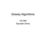 Greedy Algorithms - University of Illinois at Urbana