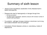 Summary of sixth lesson - UC Berkeley College of Natural