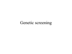 Genetic screening