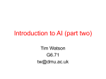 Introduction to AI (part two)