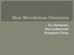 nonMendelian Genetics