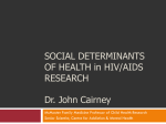 Social Determinants of Health as a Social Justice