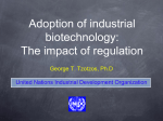 Adoption of industrial biotechnology: The impact of regulation