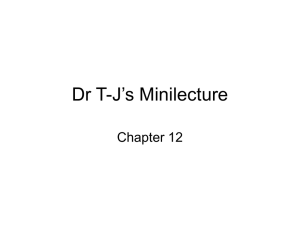 Dr T-J’s Minilecture - Susquehanna University