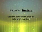 Nature vs. Nurture