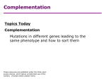 Complementation