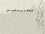 Spirituality and wellness