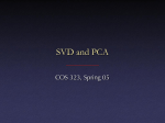 SVD and PCA