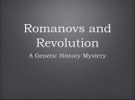 Romanovs and Revolution