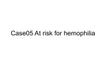 Case05 Sex linked hemophilia