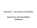 Based on the study of probability
