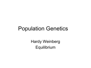 Population Genetics