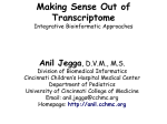 Presentation - Anil Jegga - Cincinnati Children`s Hospital Medical