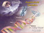 Aquaculture: Genetics
