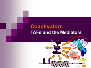 TAFs and the Mediator