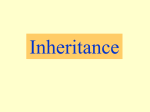 Inheritance basic - World of Teaching