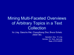 Mining Multi-Faceted Overviews of Arbitrary Topics in a Text Collection