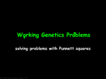 Working Genetics Problems