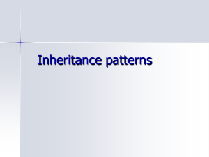 Inheritance Patterns