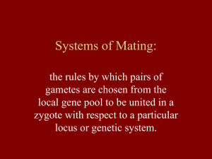 Systems of mating