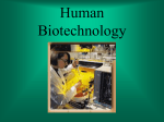 Human Biotechnology