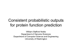 Consistent probabilistic outputs for protein function prediction