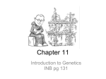 Mendel and Genetics
