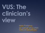 Mary Porteous - UK NEQAS for Molecular Genetics