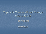 Topics in Computational Biology