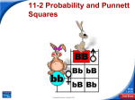 11-2 Probability and Punnett Squares