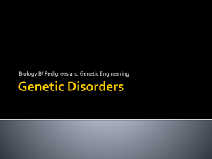 Genetic Disorders