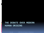 Chapter Twelve: The Debate over Modern Human Origins