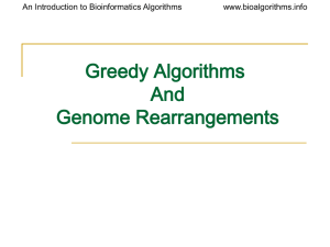 Genome Rearrangements ()