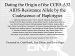 Dating the Origin of the CCR5-Δ32 AIDS