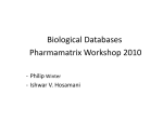 Biological Databases - University of Alberta