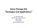 Gene Therapy (I)
