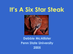 It`s A Five Star Steak - Personal.psu.edu