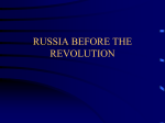 RUSSIA – A BACKGROUND