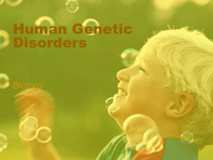 Human Genetic Disorders