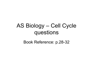 AS Biology – Foundation Genetics questions