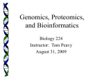 On bioinformatics